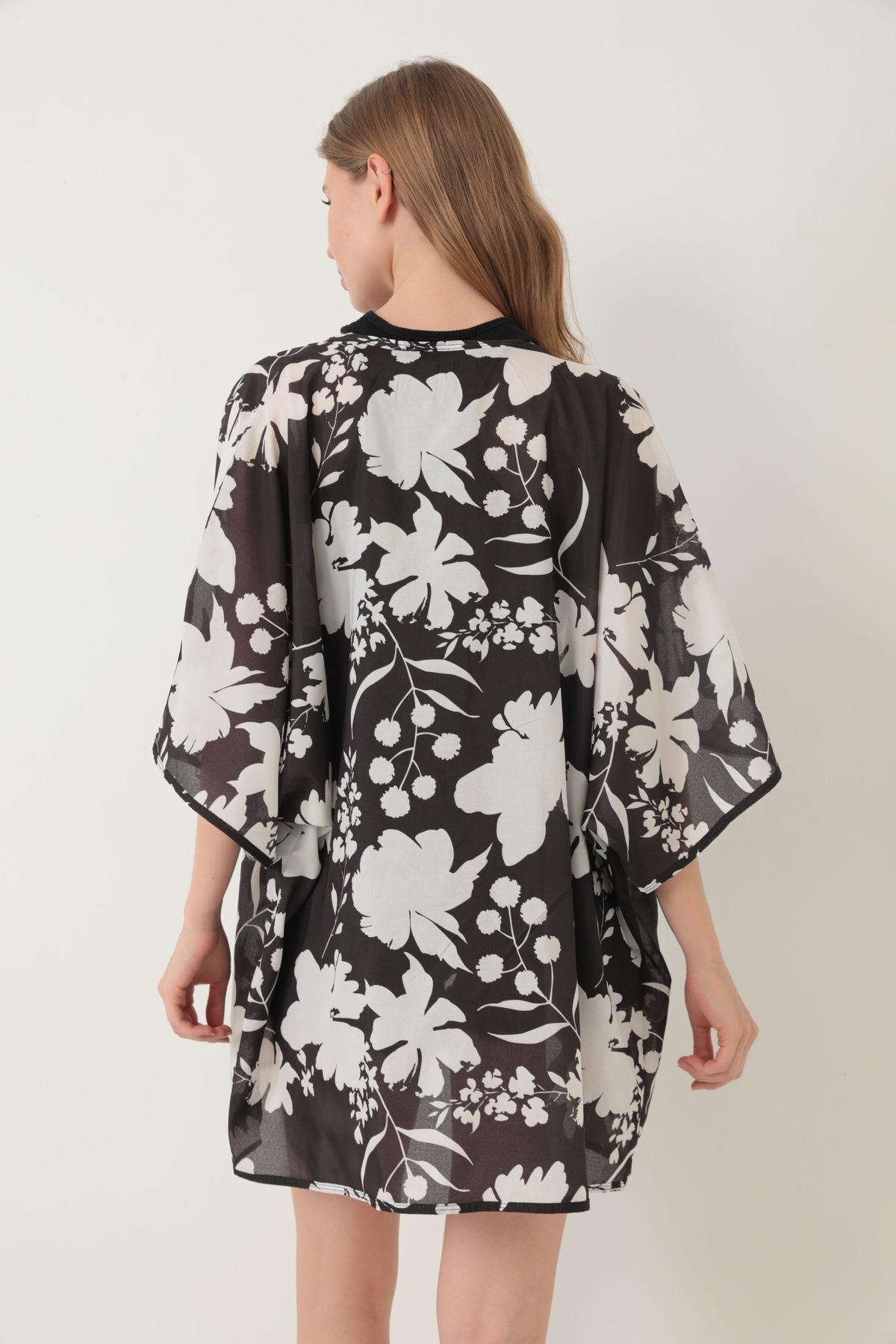 Pareo Beach Dress Kimono Patterned - MALLTURK