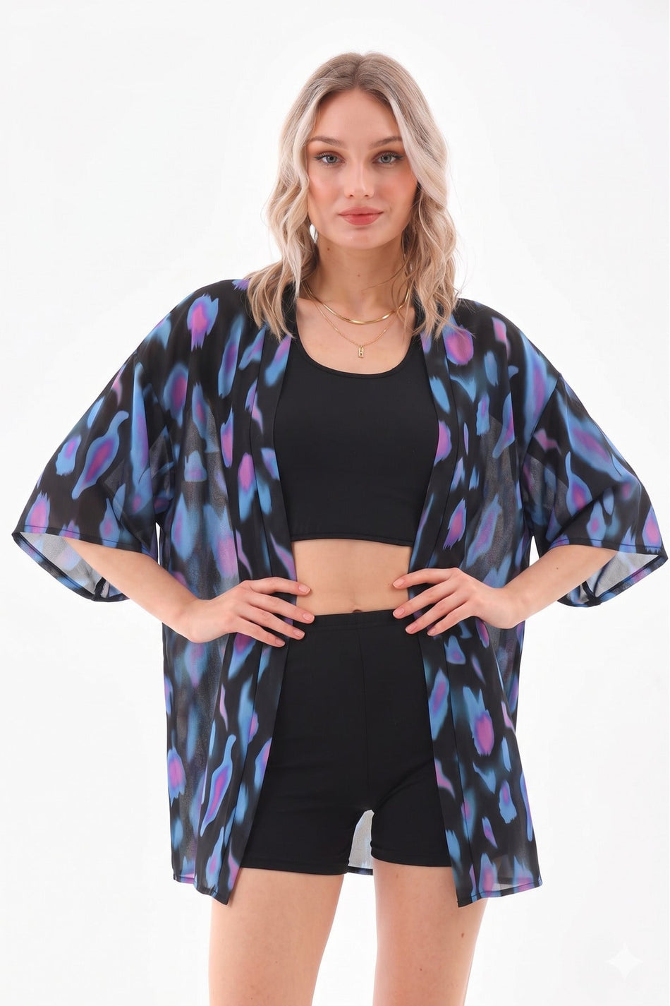 Pareo Crop Swimsuit with Shorts - MALLTURK