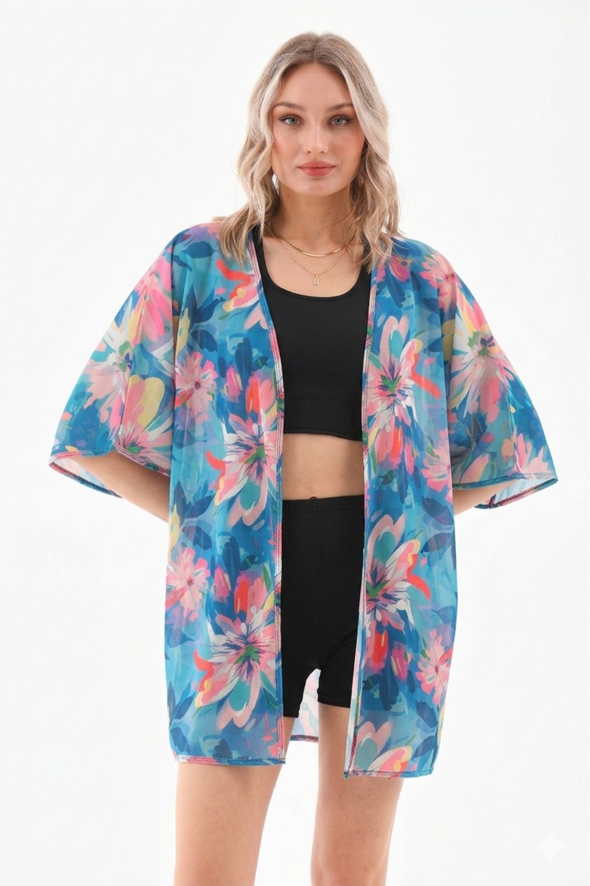 Pareo Crop Swimsuit with Shorts - MALLTURK