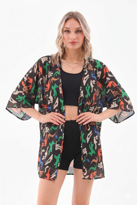 Pareo Crop Swimsuit with Shorts - MALLTURK