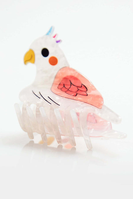 Parrot Figured Bone Peg Buckle - MALLTURK