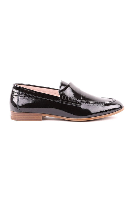 Patent Leather L039.15305 Black Women's Loafer Shoes - MALLTURK
