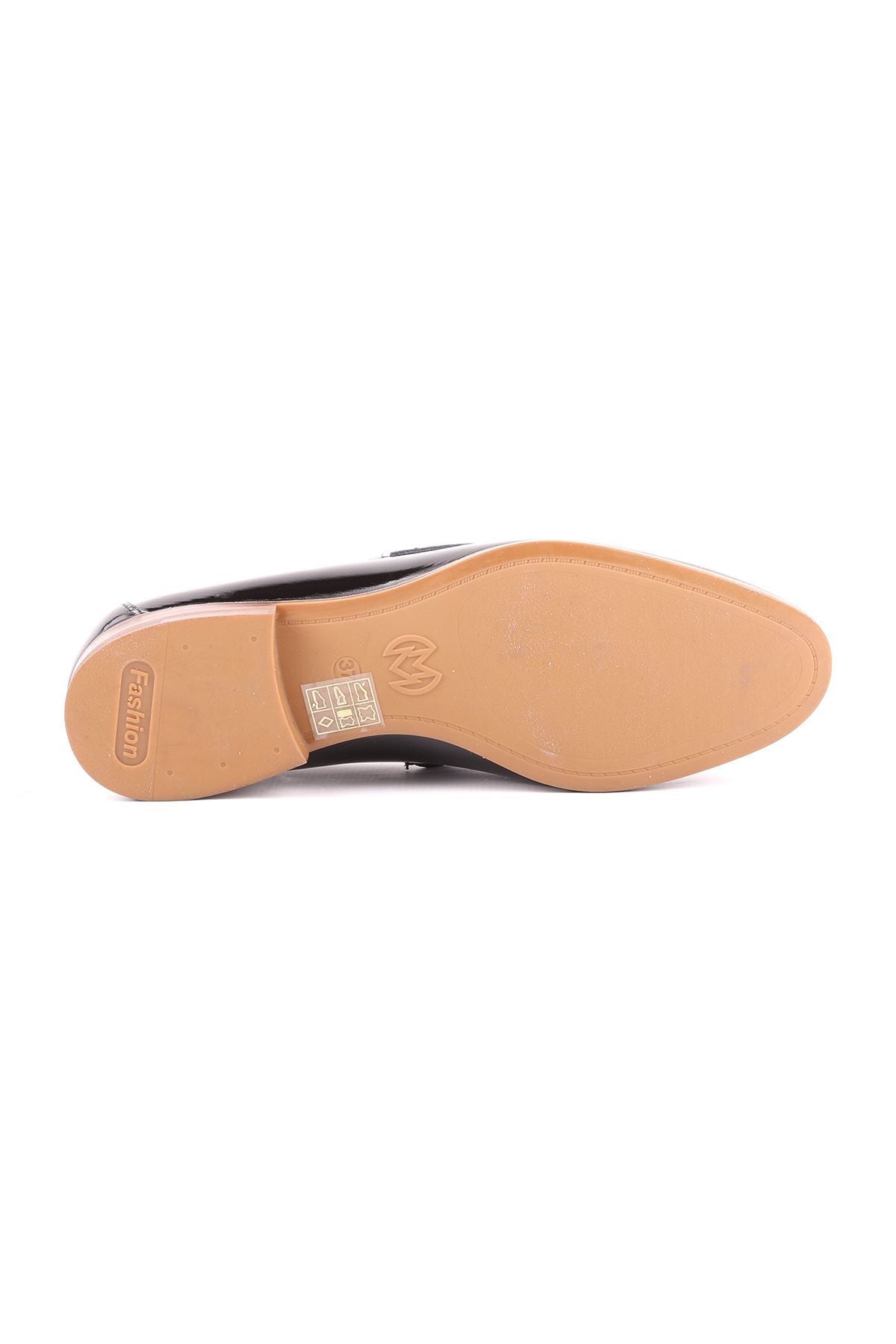 Patent Leather L039.15305 Black Women's Loafer Shoes - MALLTURK