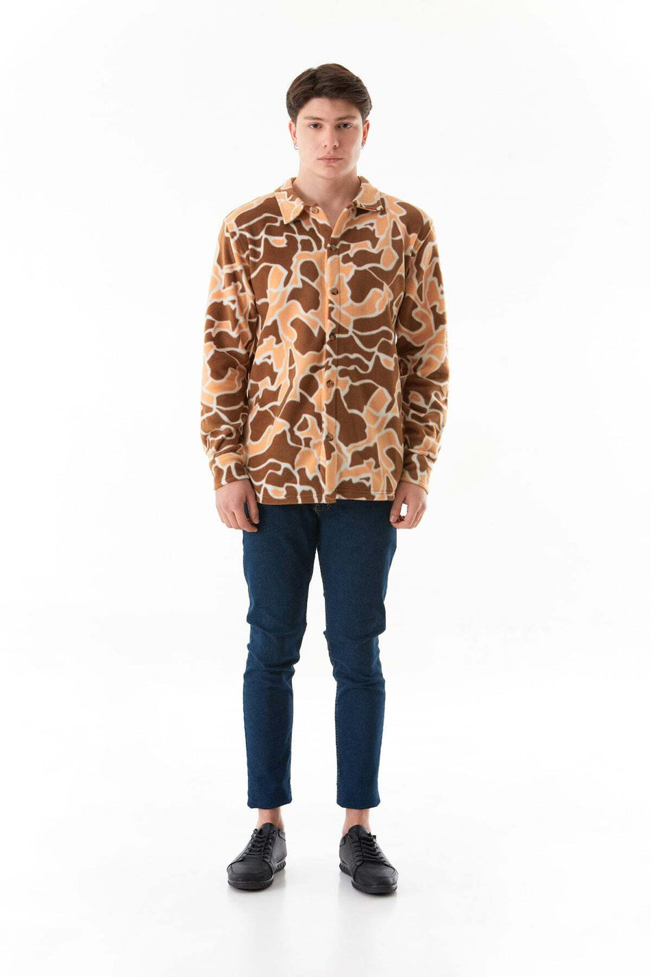 Patterned Fleece Shirt - MALLTURK