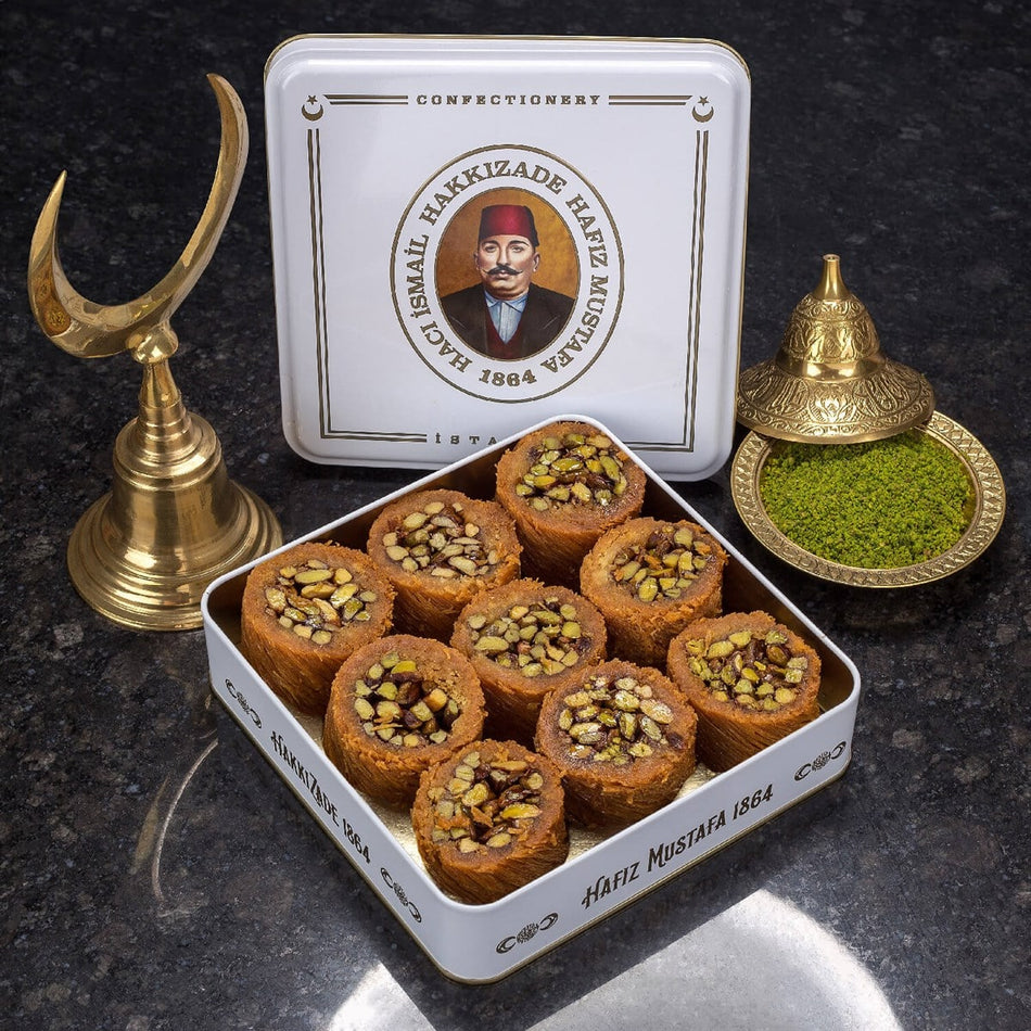 Wrapped Kadayif (Aleppo-Style Wrapped Dessert) Box, Hafiz Mustafa, 9 pieces