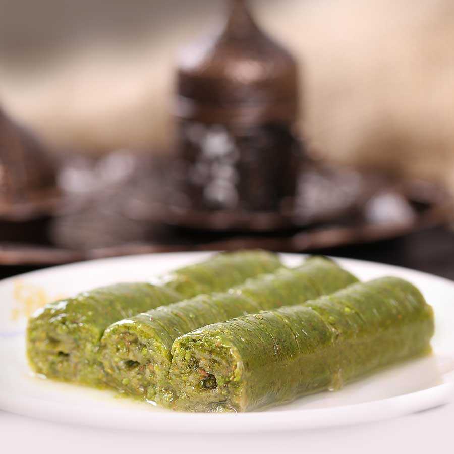 Pistachio Wrap, Pistachio Roll, Fresh
