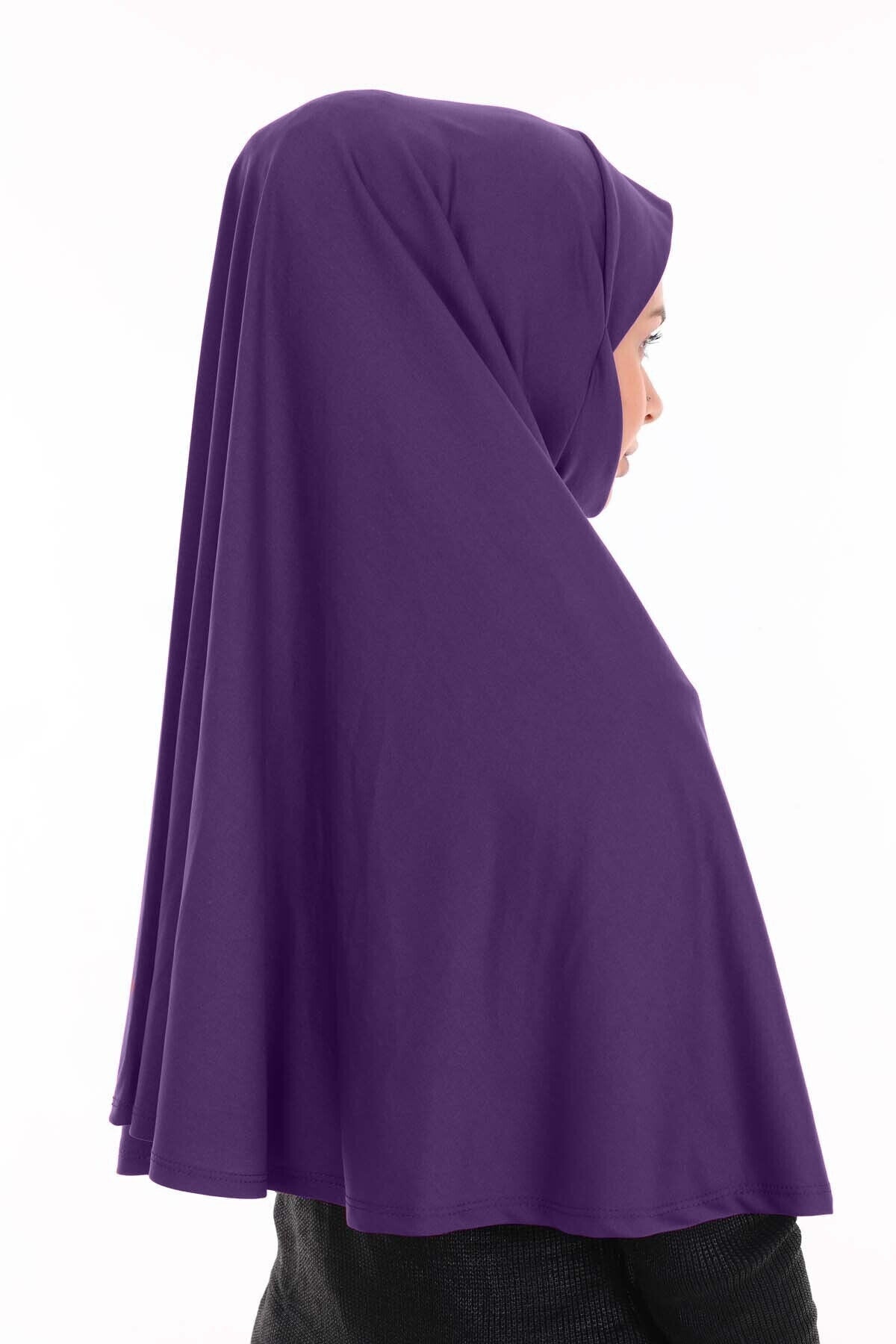 Practical Prayer Cloth Dress Jersey Purple - MALLTURK