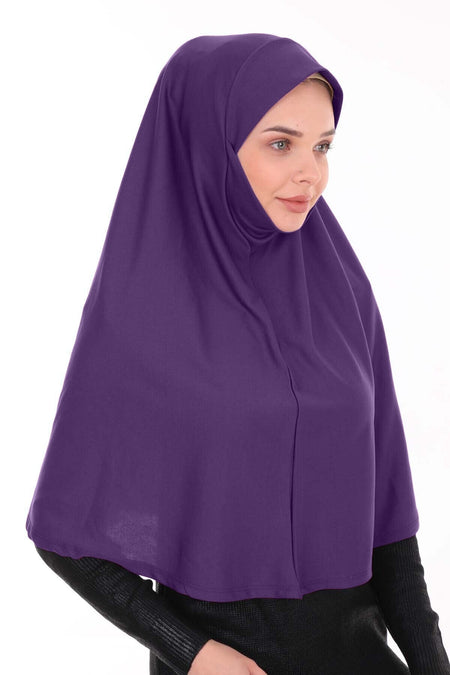 Practical Prayer Cloth Dress Jersey Purple - MALLTURK