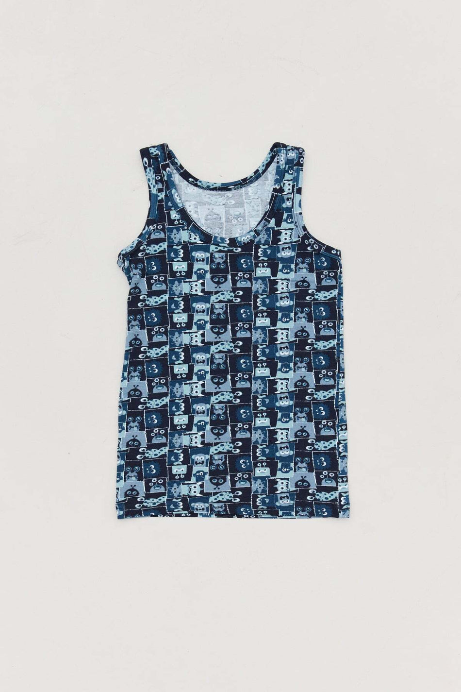 Printed Boy's 3-Piece Undershirt - MALLTURK