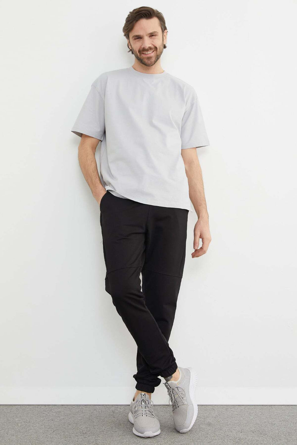 Printed Jogger Sweatpants with Tie Waist - MALLTURK