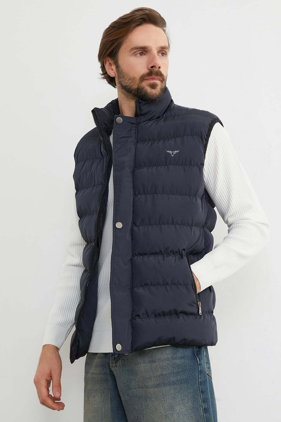 Printed Snap-On Inflatable Vest - MALLTURK