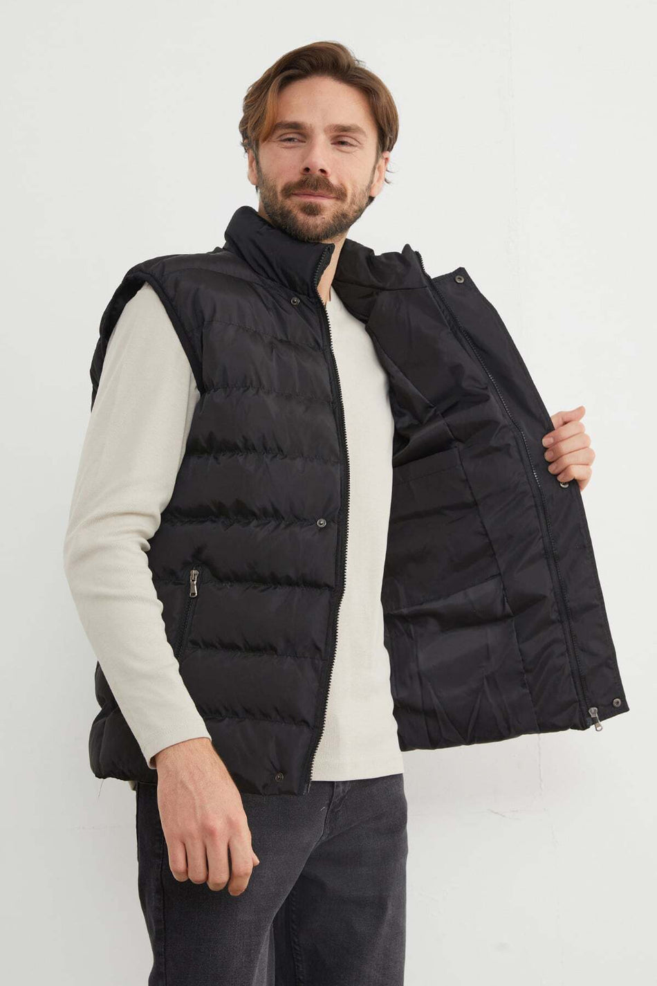 Printed Snap-On Inflatable Vest - MALLTURK