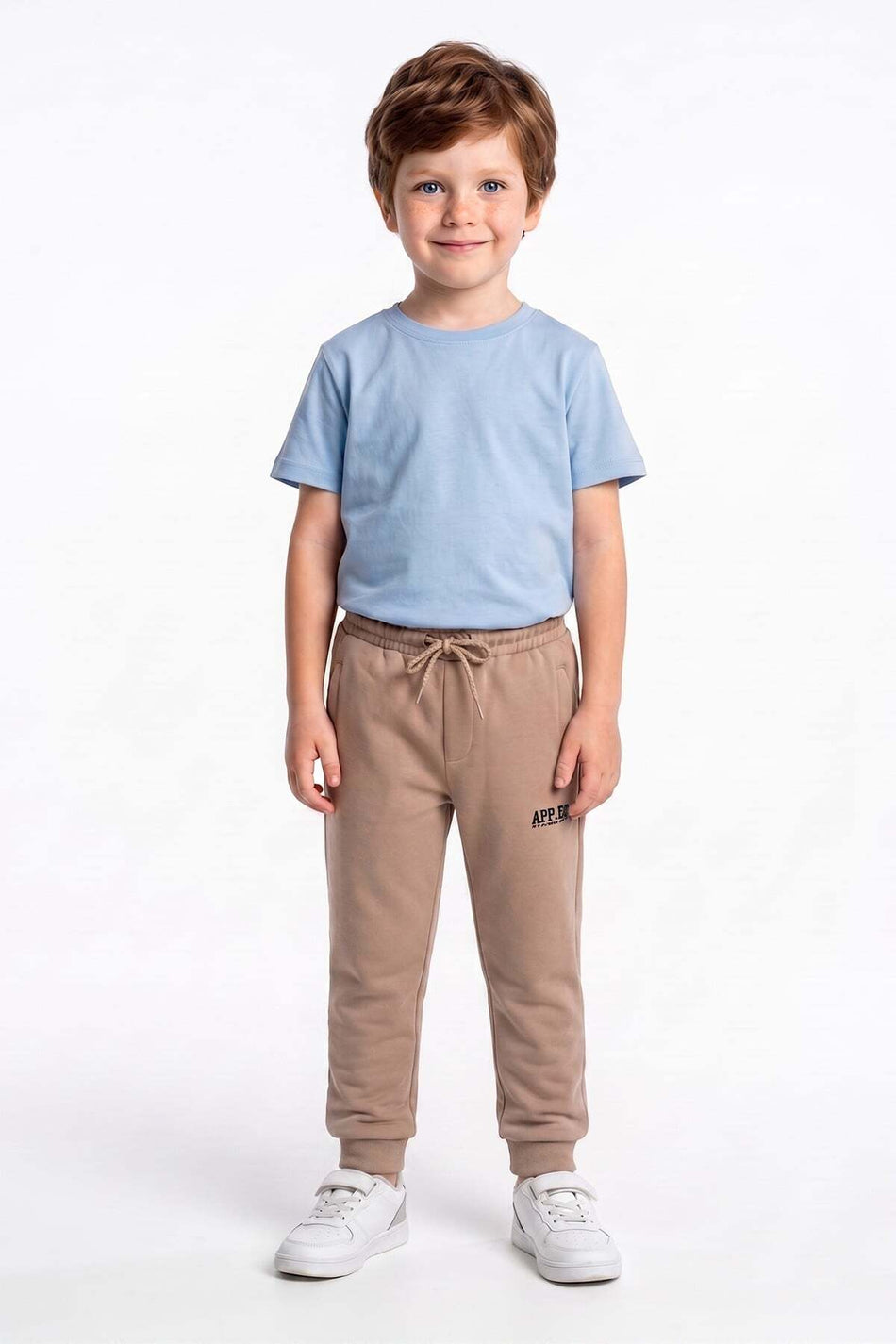 Printed Tie-Waist Boys' Sweatpants - MALLTURK