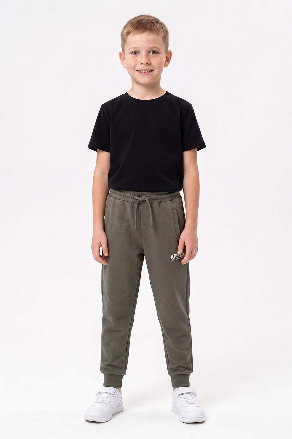 Printed Tie-Waist Boys' Sweatpants - MALLTURK