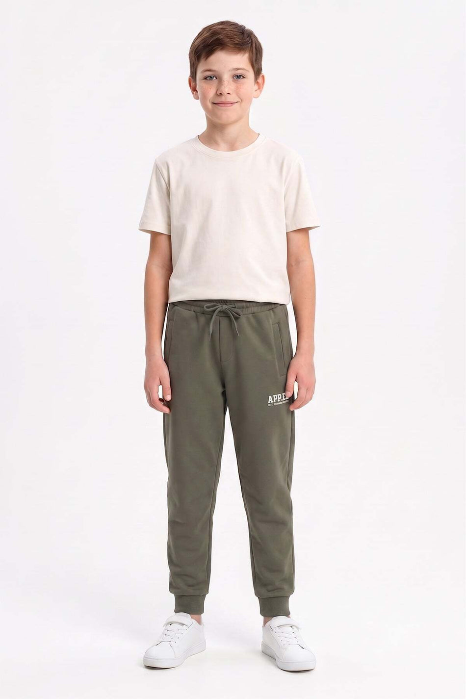 Printed Tie-Waist Boys' Sweatpants - MALLTURK