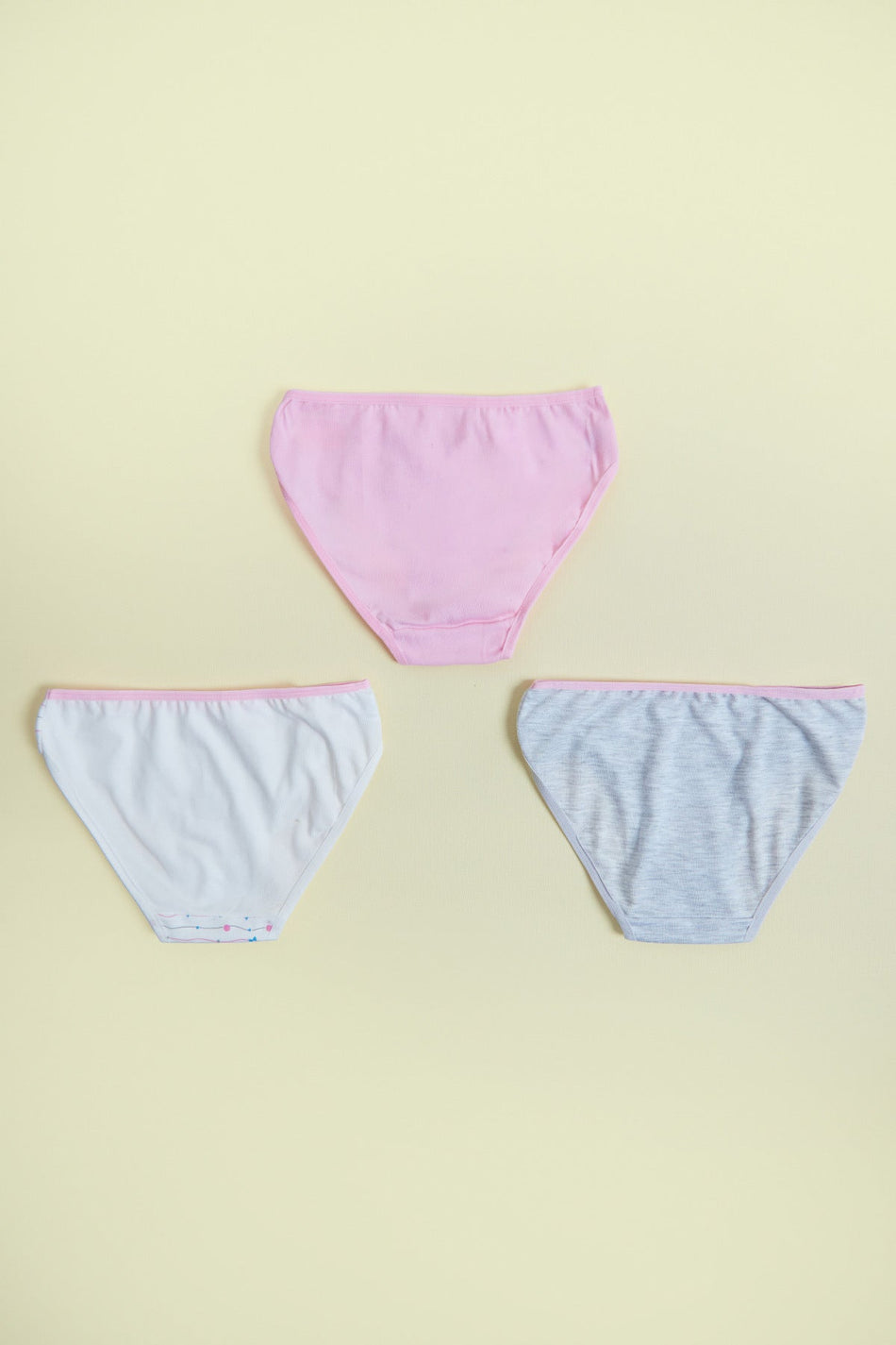 Rabbit Printed 3-Piece Girls' Panties - MALLTURK