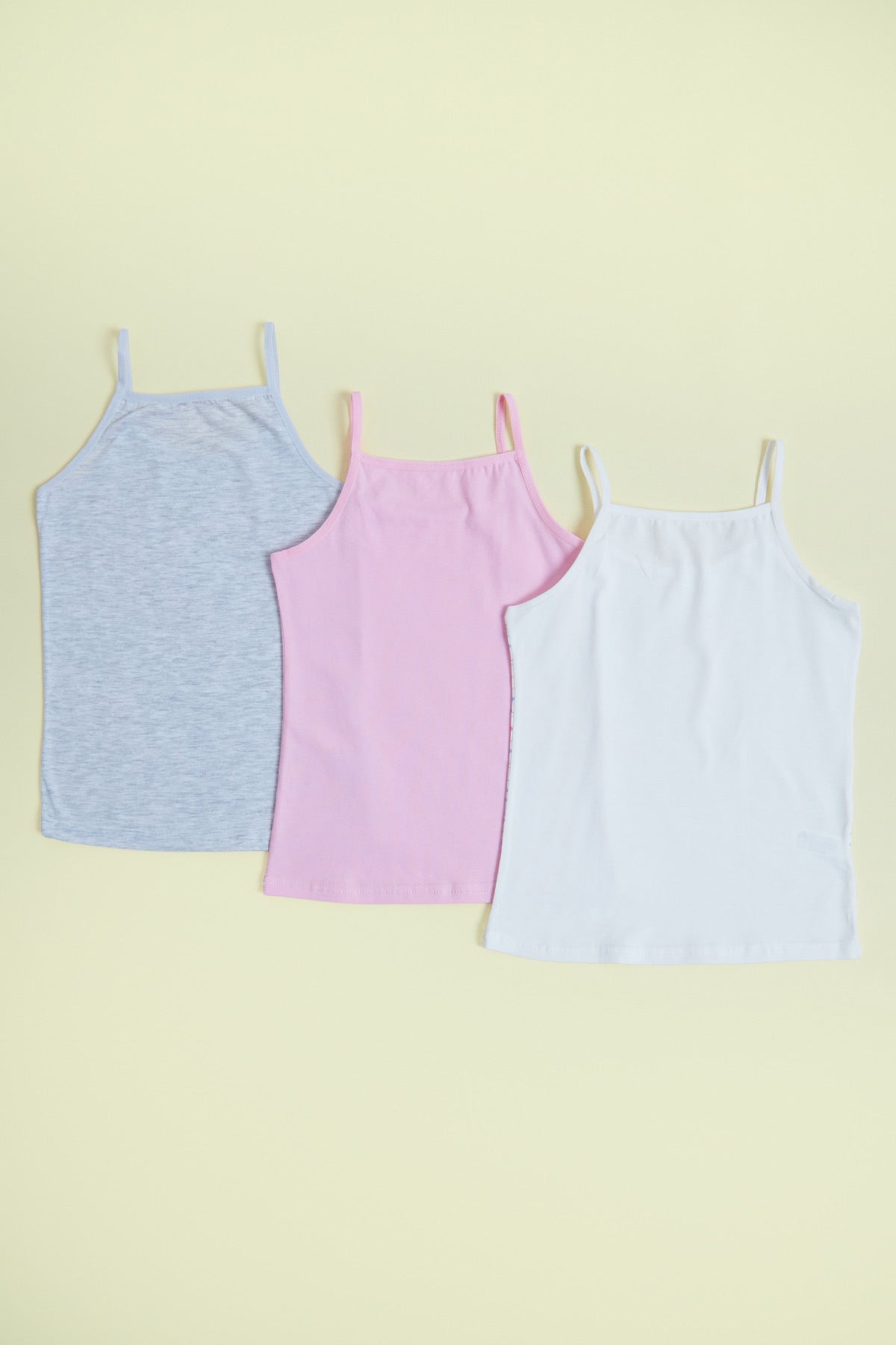 Rabbit Printed 3 Piece Girl's Tank Top - MALLTURK