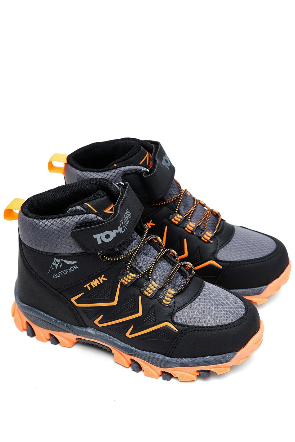 Rahat Kalıp Renkli Taban Çocuk Unisex Füme Oranj Bot TBNS010 - MALLTURK
