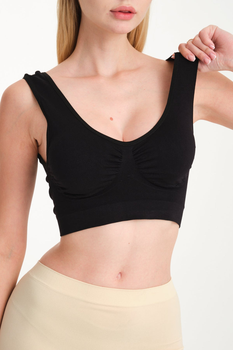 Recovery Firming Thick Strap Pad Bustier - MALLTURK