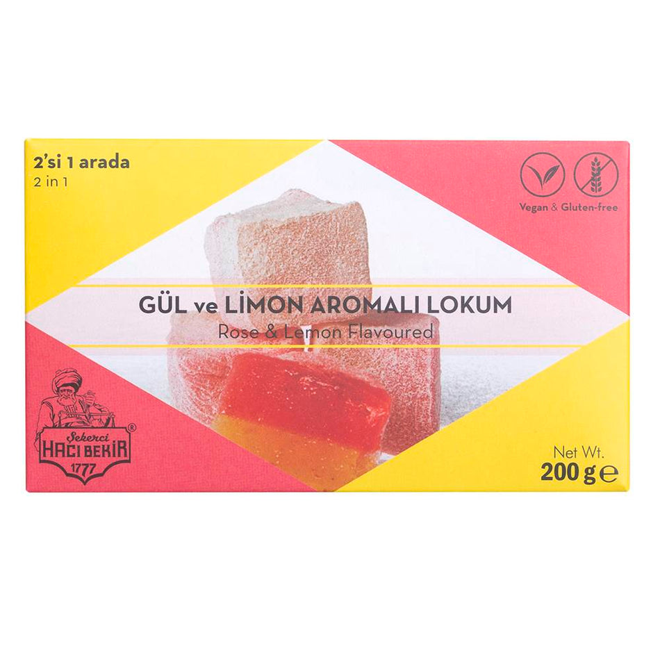 Delizia turca alla rosa e al limone, Hacı Bekir, 200g (7.05oz)