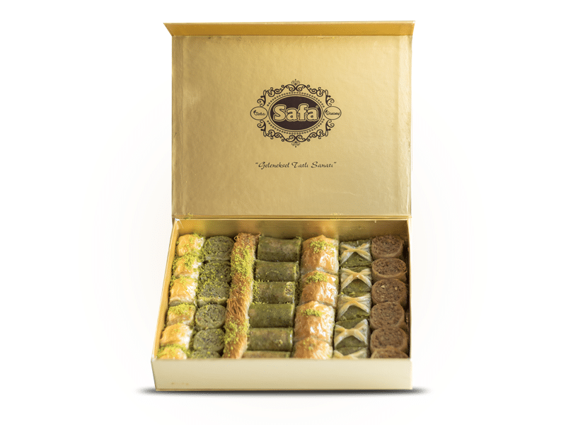 Safa Mixed Baklava in a Special Box, 1.25kg - 2.76lbs