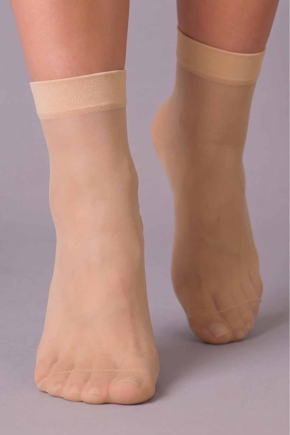 Sahra F 15 3-Piece Shiny Socks - MALLTURK