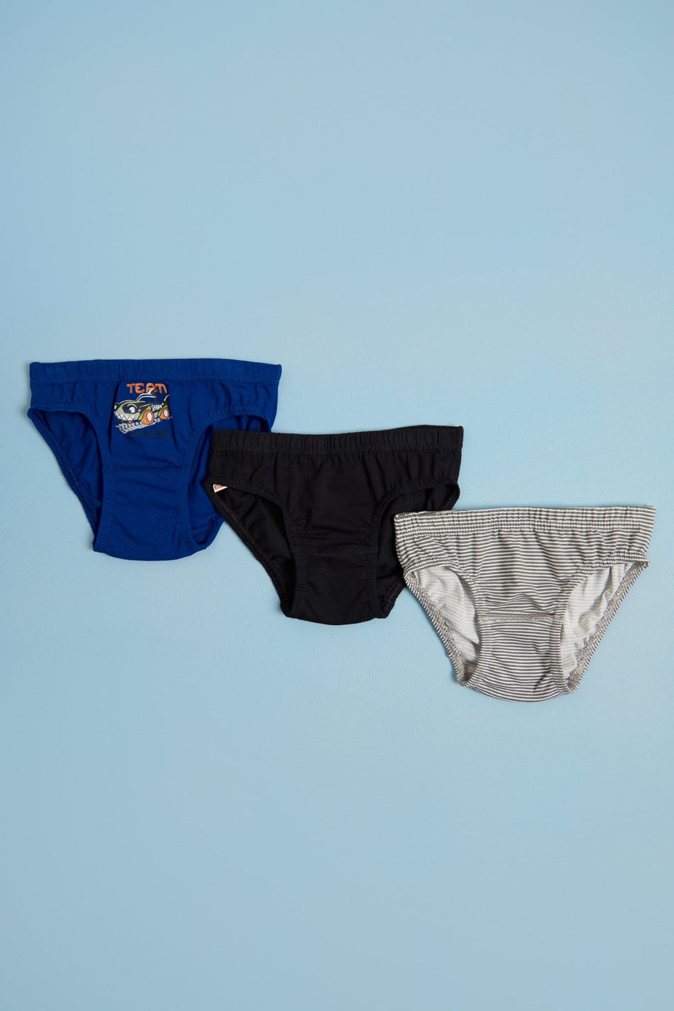 Shark Printed 3 Pcs Boys' Slip Briefs - MALLTURK