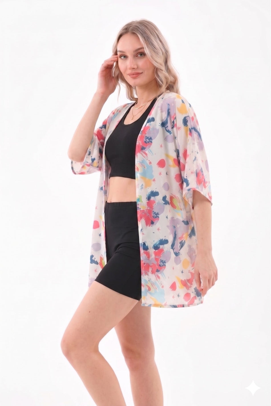 Shorts, Cover-Up, Crop Swimsuit - MALLTURK