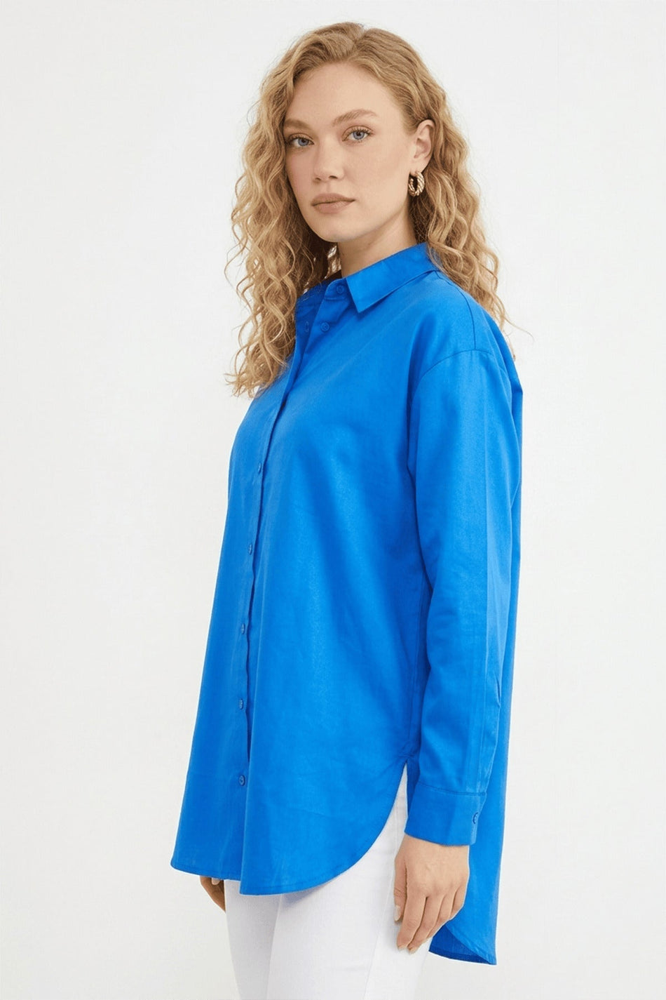 Single Pocket Oversize Shirt - MALLTURK