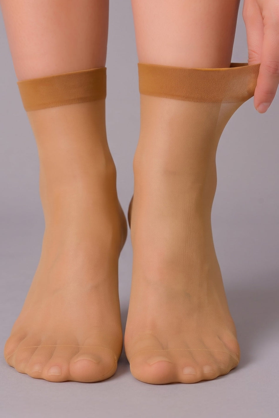 Skin Color F 15 3-Piece Socks - MALLTURK