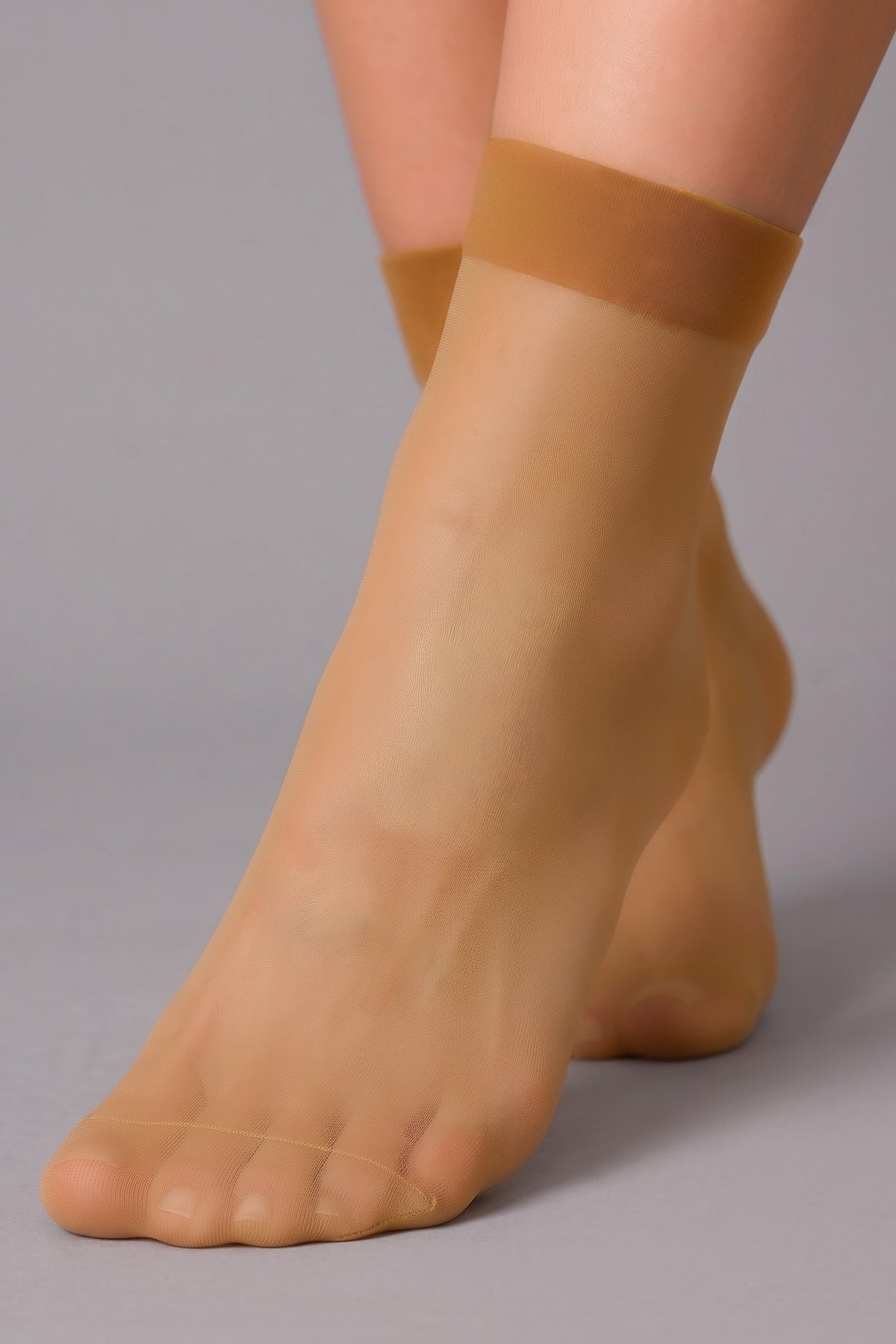Skin Color F 15 3-Piece Socks - MALLTURK
