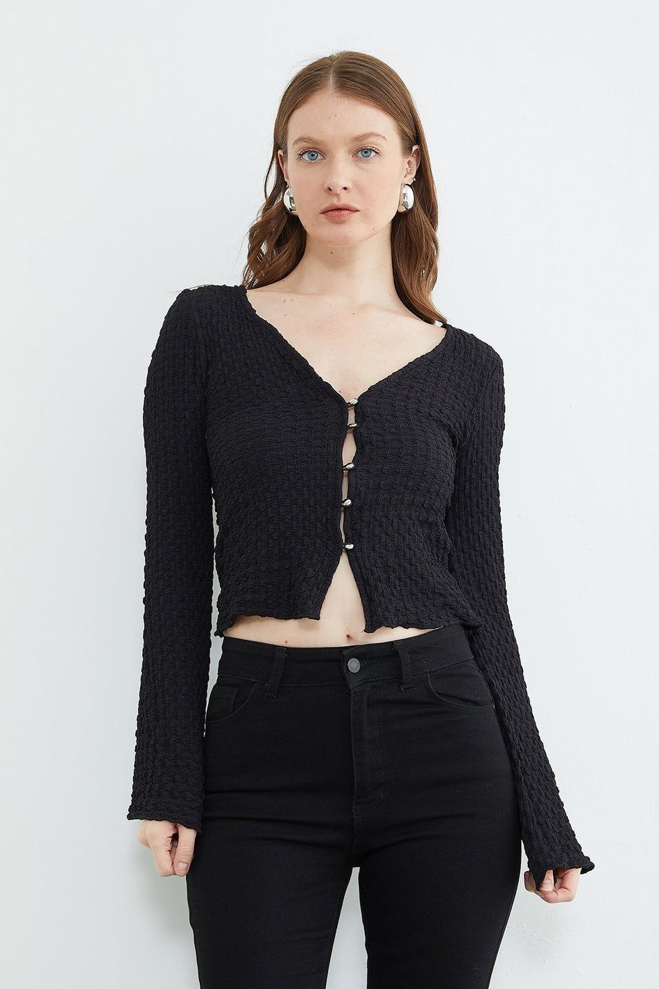 Spanish Sleeve Wrapping Fabric Cardigan - MALLTURK