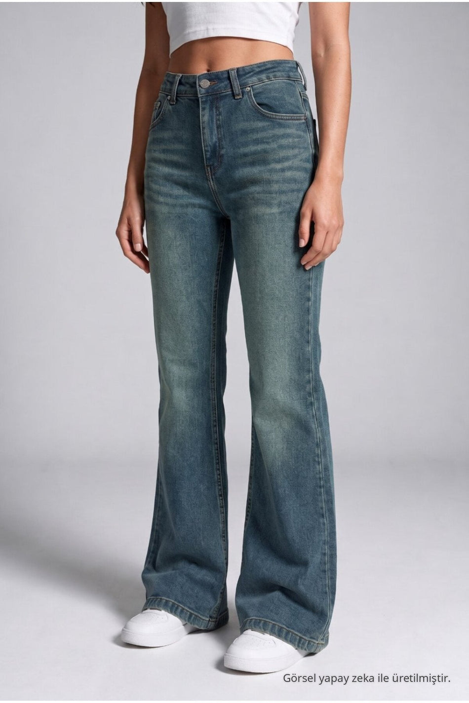 Spanish-style Lycra/Stretch Jeans, Dark Blue - MALLTURK