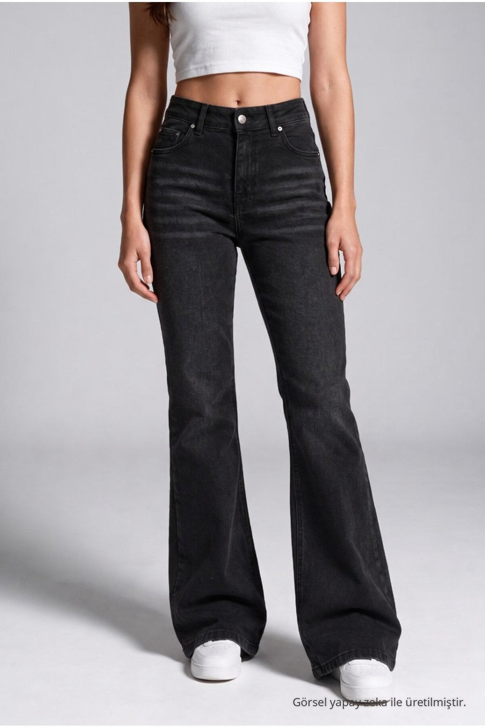 Spanish-style Lycra/Stretch Jeans in black effect - MALLTURK