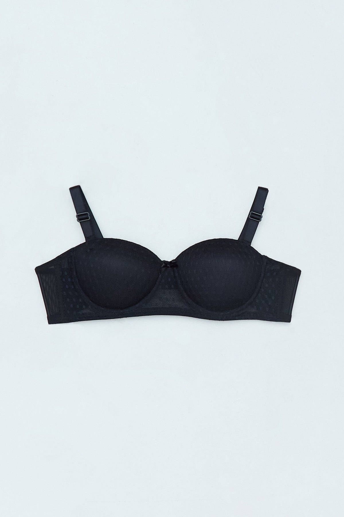 Spotted Supported Strapless Bra - MALLTURK