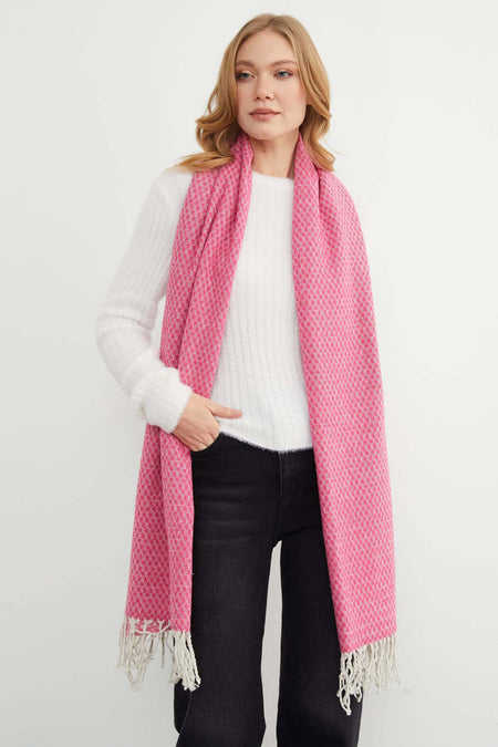 Square Patterned Shawl - MALLTURK