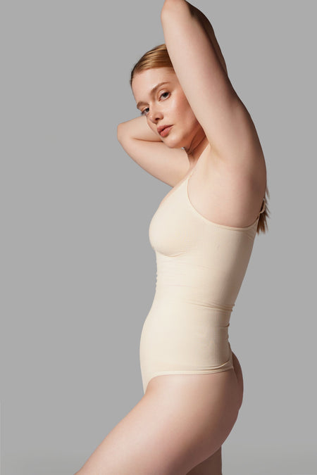 string bodysuit, slimming and shaping, knit fabric, body 9052 - MALLTURK
