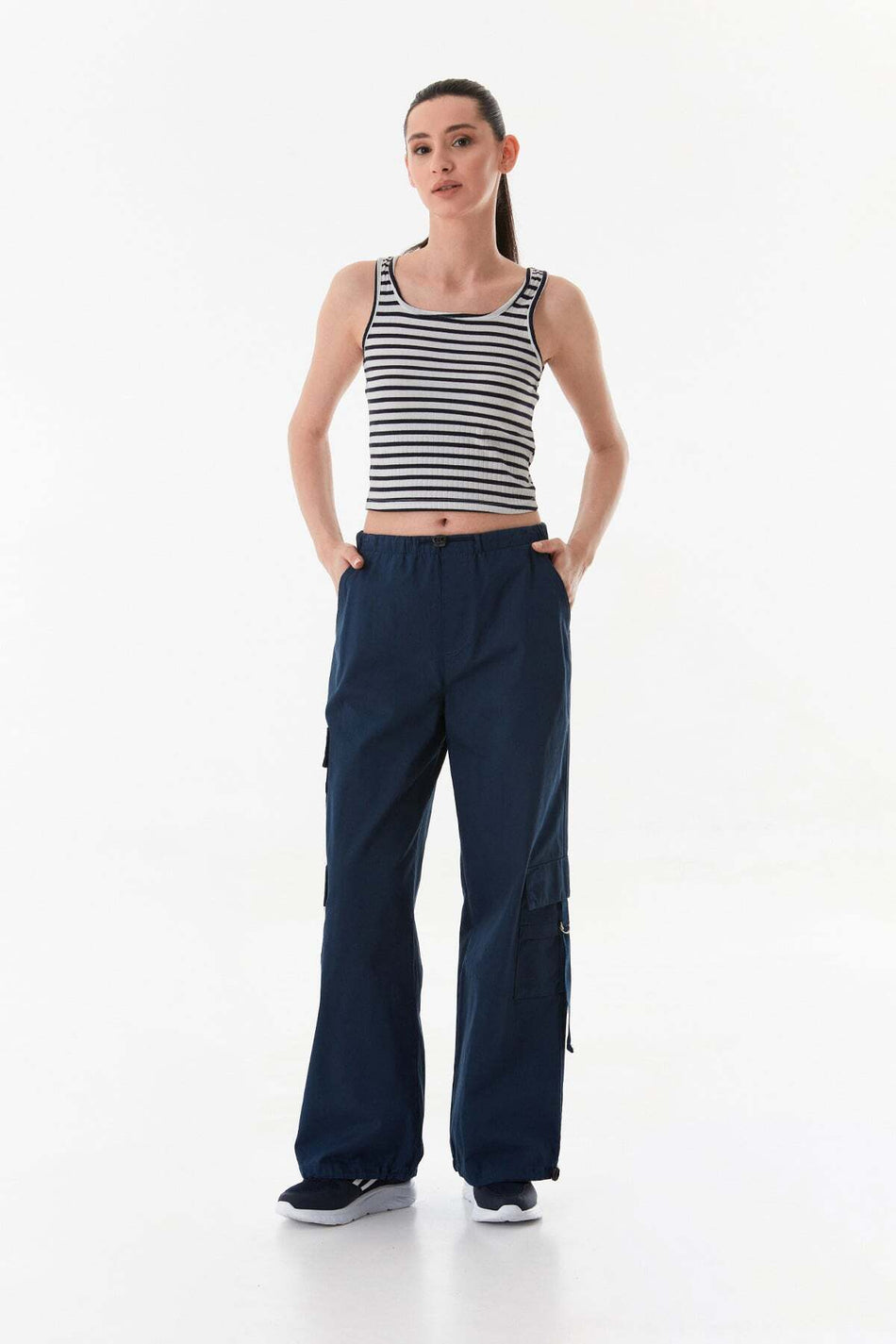 Striped U Neck Body - MALLTURK