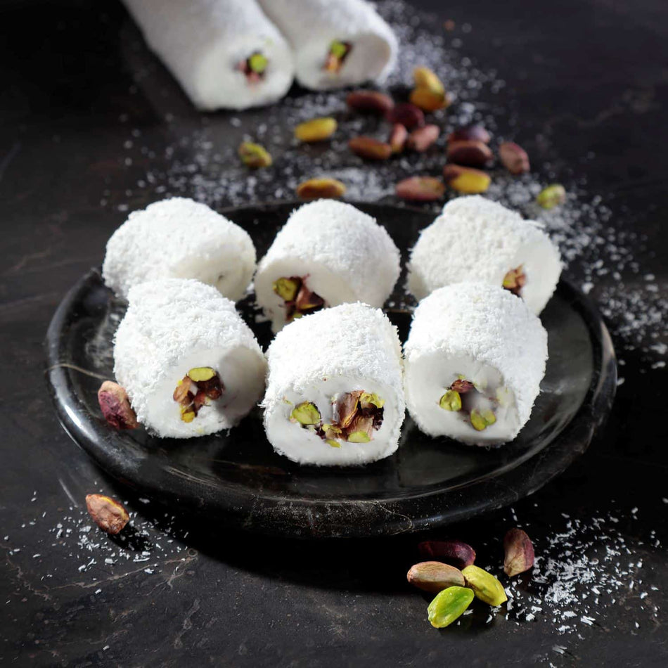 Sultan Turkish Delight with Pistachio and Coconut