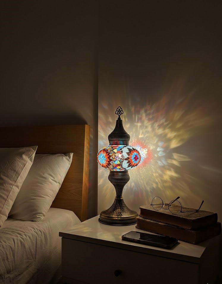 Table lamp, bedside table, bedside lighting, Turkish lamp night light - MALLTURK