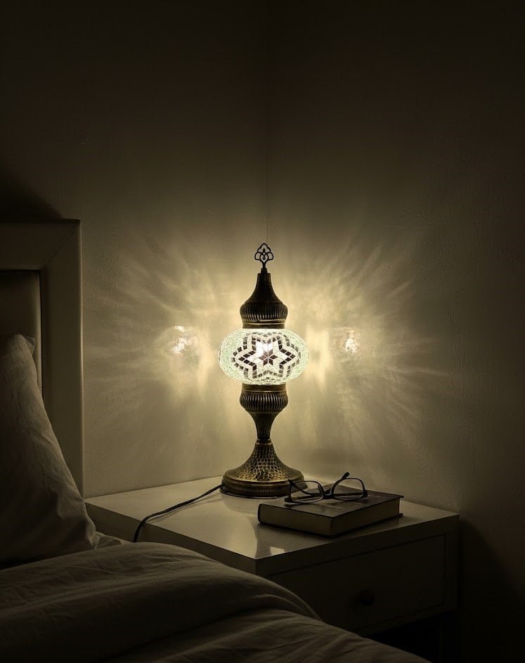 Table lamp, bedside table, bedside lighting, Turkish lamp night light - MALLTURK