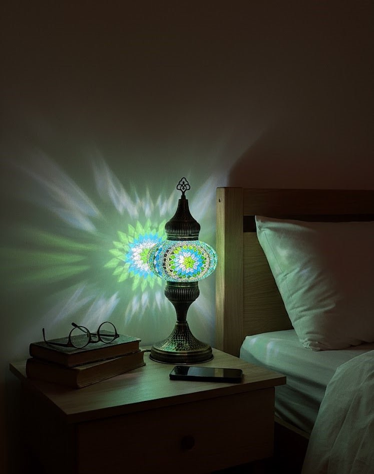 Table lamp, bedside table, bedside lighting, Turkish lamp night light - MALLTURK