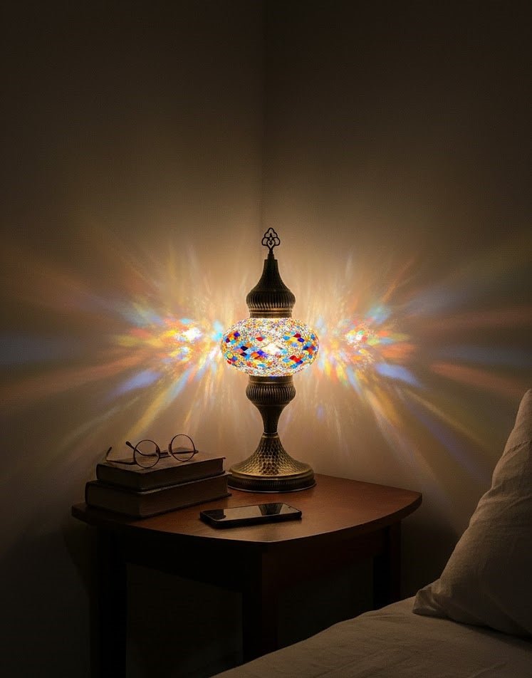 Table lamp, bedside table, bedside lighting, Turkish lamp night light - MALLTURK