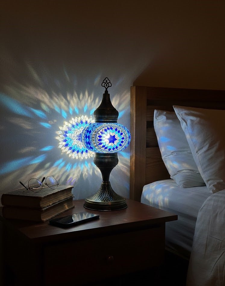 Table lamp, bedside table, bedside lighting, Turkish lamp night light - MALLTURK