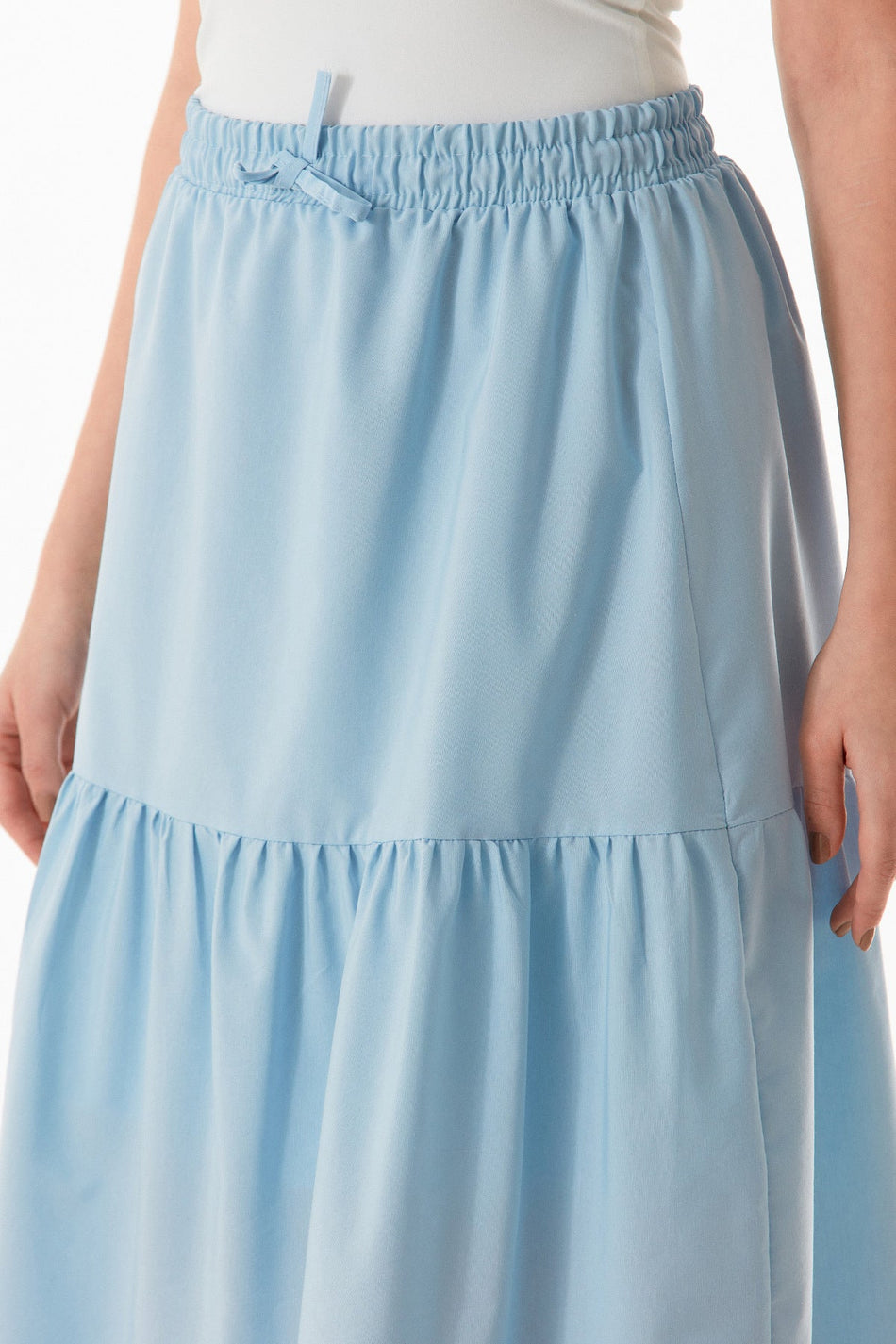 Terikoton Fabric Ruffled Skirt - MALLTURK
