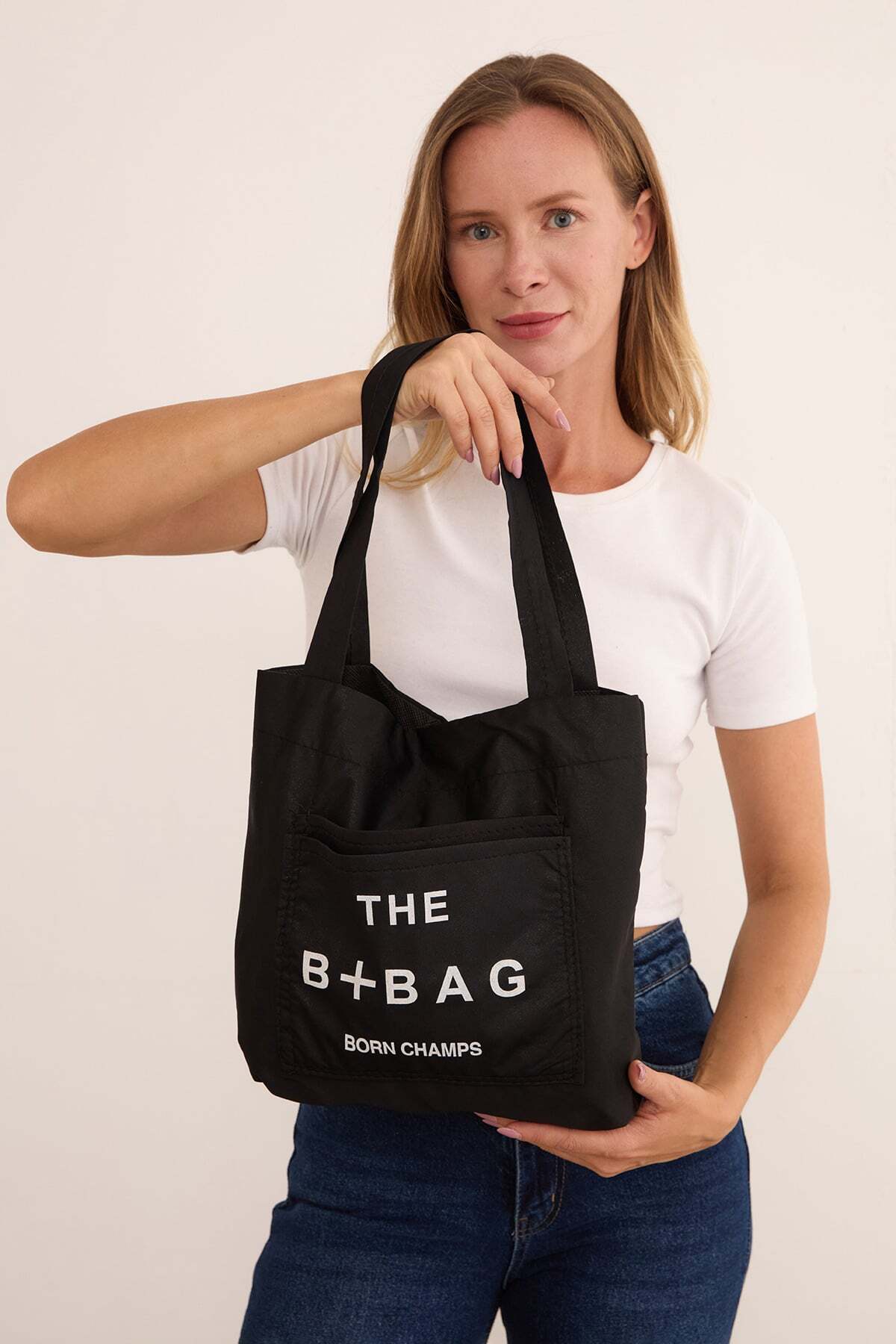 Text Printed Cloth Bag - MALLTURK