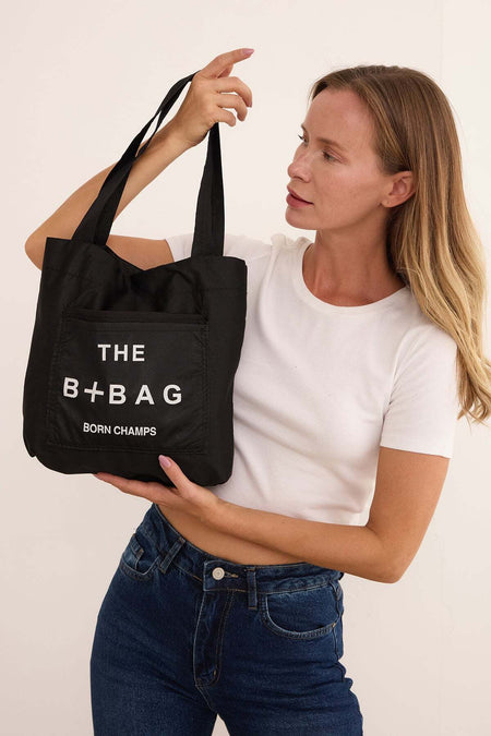 Text Printed Cloth Bag - MALLTURK