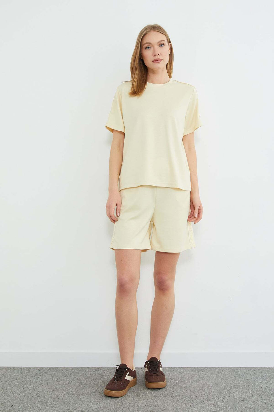 Textured Embossed Modal 2-Piece Set - MALLTURK