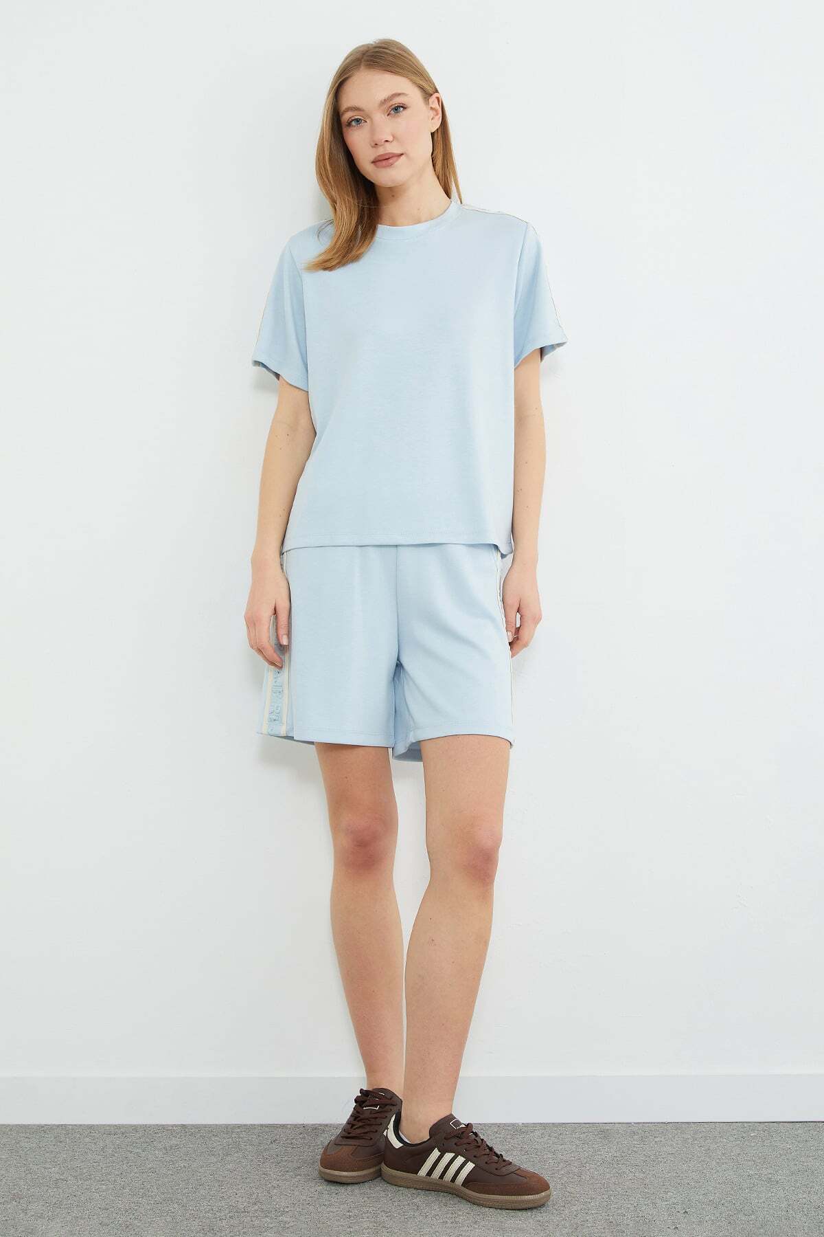 Textured Embossed Modal 2-Piece Set - MALLTURK