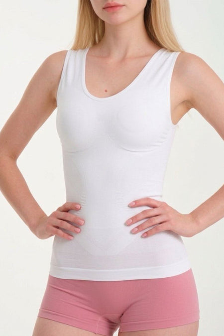 Thick Strap Women's Corset Tank Top 6055 - MALLTURK